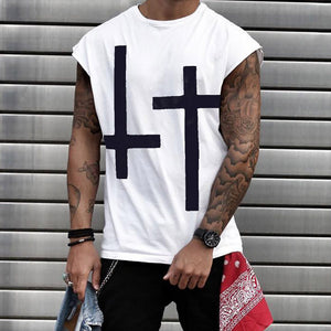 Casual Double Cross Men's T-Shirt