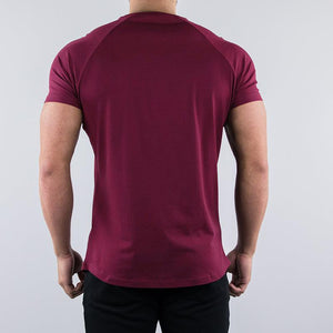 Sports Round Neck Trendy Fitness T-shirt