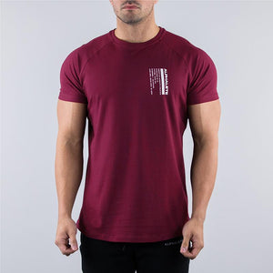 Sports Round Neck Trendy Fitness T-shirt