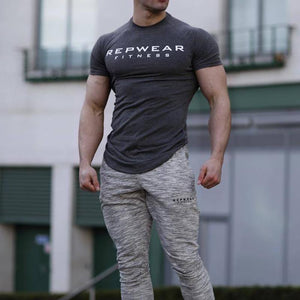 Men's Running Training Casual Slim Cotton T-shirt