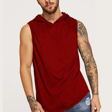 Load image into Gallery viewer, Thin Loose Color Hood Men&#39;s Tops
