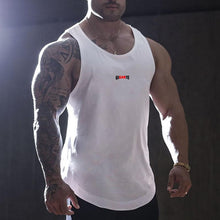 Load image into Gallery viewer, Men&#39;s Tight Cotton Stretch Running Training Singlets
