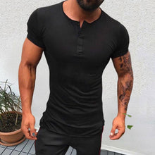 Load image into Gallery viewer, Casual Short Sleeve Button Men&#39;s Tops
