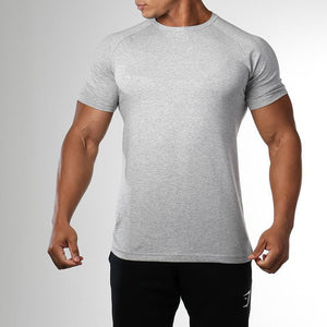 Breathable Cotton Sports T-shirt Men