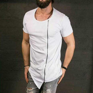 Chest Zipper Hip Hop Men's Tops