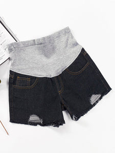 Maternity Fashion Denim Lifting Shorts