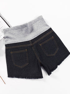 Maternity Fashion Denim Lifting Shorts