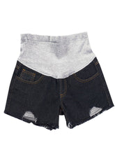 Load image into Gallery viewer, Maternity Fashion Denim Lifting Shorts
