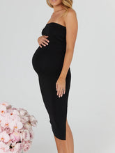 Load image into Gallery viewer, Fashion Slim Solid Color Dress For Pregnant Women
