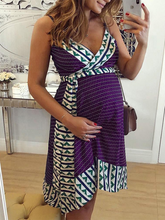 Load image into Gallery viewer, Maternity Dress With Printed Sling
