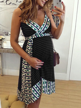 Load image into Gallery viewer, Maternity Dress With Printed Sling
