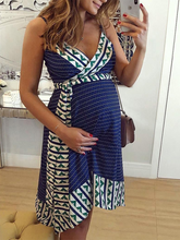 Load image into Gallery viewer, Maternity Dress With Printed Sling
