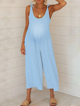 Load image into Gallery viewer, Maternity Jumpsuit With Bow Sling
