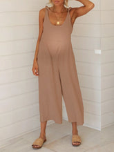 Load image into Gallery viewer, Maternity Jumpsuit With Bow Sling
