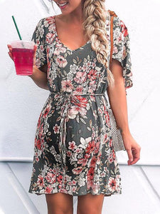 Casual Loose Maternity Floral Dress