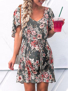 Casual Loose Maternity Floral Dress