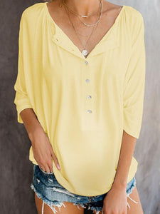 Casual Single-breasted Maternity Top