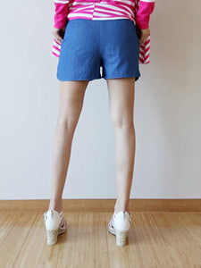 Summer Loose Casual Maternity Denim Shorts