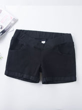 Load image into Gallery viewer, Fashion Cuffed Maternity Denim Shorts
