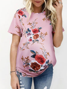 Fashion Printed Maternity Casual T-shirt