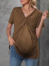 Load image into Gallery viewer, Maternity Wear Fashion Casual Loose Solid Color T-shirt
