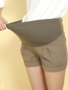 Pregnant Women's Adjustable Size Belly Support Shorts