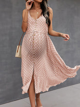 Load image into Gallery viewer, Maternity Fashion Casual Polka Dot Mini Dress
