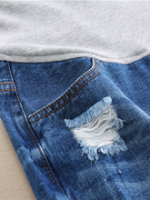 Load image into Gallery viewer, Summer Denim Maternity Shorts
