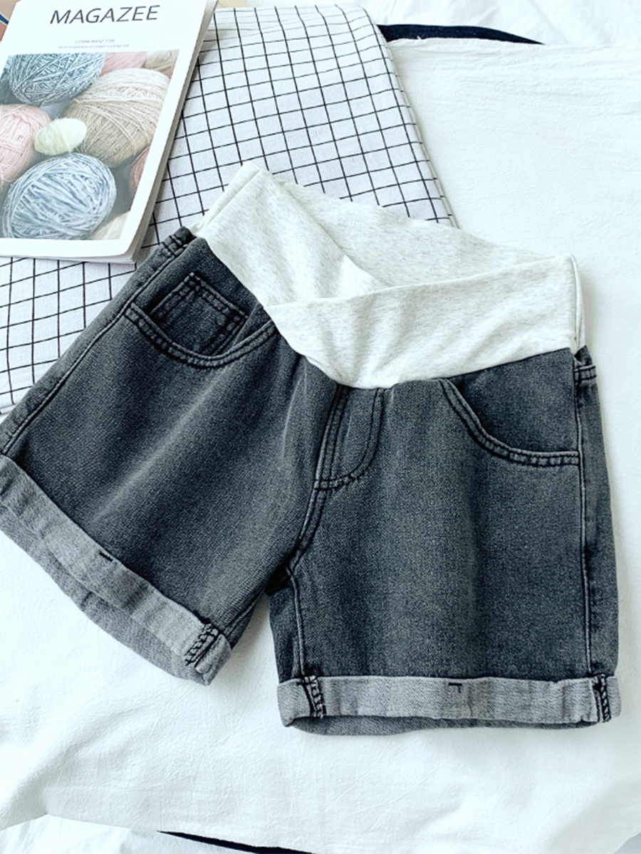 Fashion Thin Bottoming Maternity Shorts