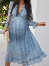 Load image into Gallery viewer, Maternity Dress Fashion Leisure Holiday Storm Dot Dress
