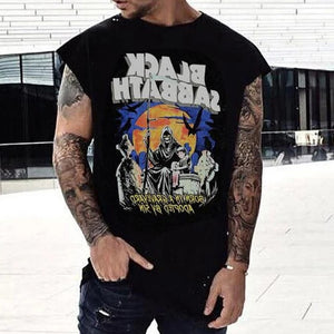 Personalized Printing Fashion Sleeveless T-shirt