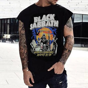 Personalized Printing Fashion Sleeveless T-shirt