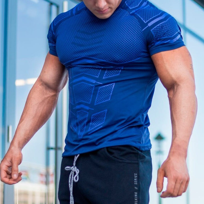 Men's Fashion Sports Fitness T-shirt