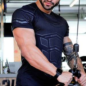 Men's Fashion Sports Fitness T-shirt