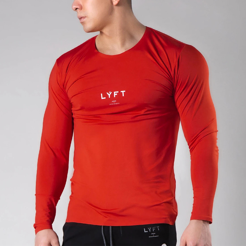 Men's Spring And Autumn Sports Pullover T-shirt