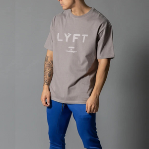 Men's round neck trendy cotton T-shirt