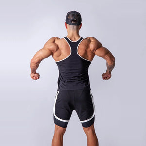 Men's Solid Color Training Fitness Vest