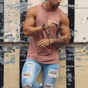 Summer Men's Casual Solid Color Vest