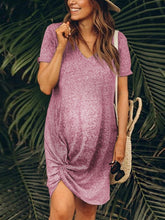 Load image into Gallery viewer, Maternity Wear Fashion Casual Solid Color Dress
