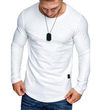 Load image into Gallery viewer, Long Sleeve Men&#39;s Solid Color T-Shirt Bottoming Shirt
