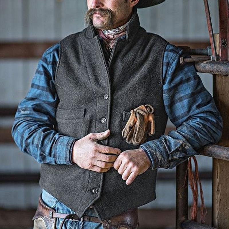 Retro Casual Plaid Plus Size Men's Shirt