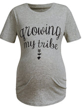 Load image into Gallery viewer, Maternity Lettering Short Sleeve T-Shirt
