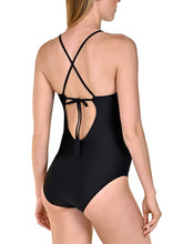 Load image into Gallery viewer, Vintage Print Open Back Maternity One-piece Swimsuit
