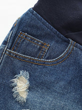 Load image into Gallery viewer, Maternity Seamless Slim Denim Shorts
