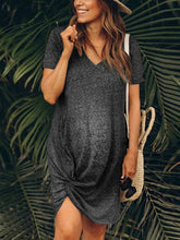 Load image into Gallery viewer, Maternity Wear Fashion Casual Solid Color Dress
